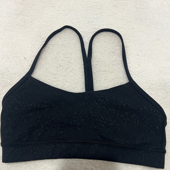 Lululemon Sports bra Black Size 4 - Picture 1 of 4